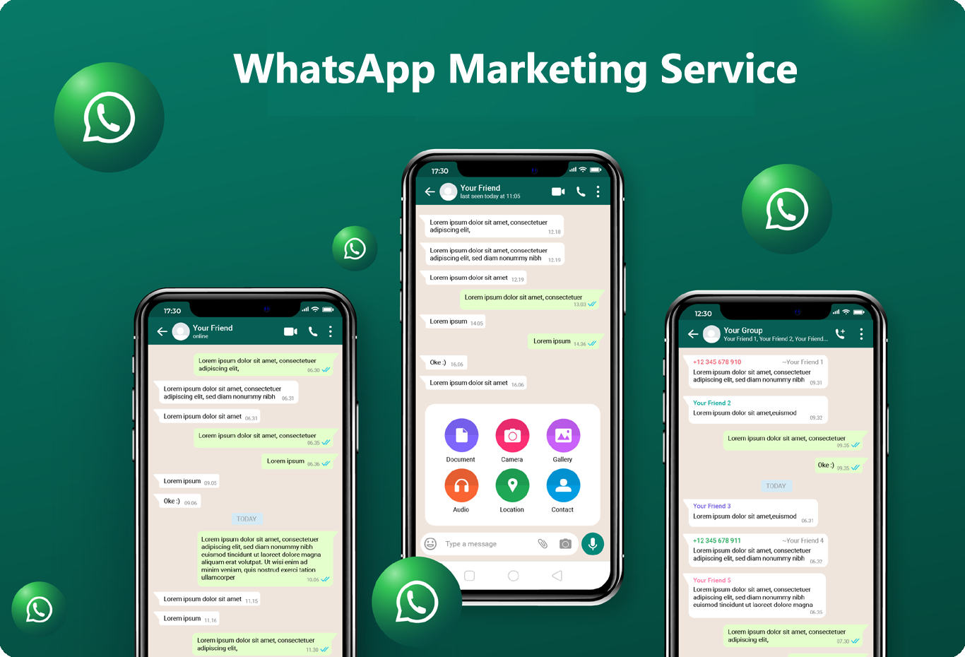 whatsapp marketing service